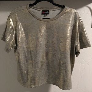 Gold Metallic Top